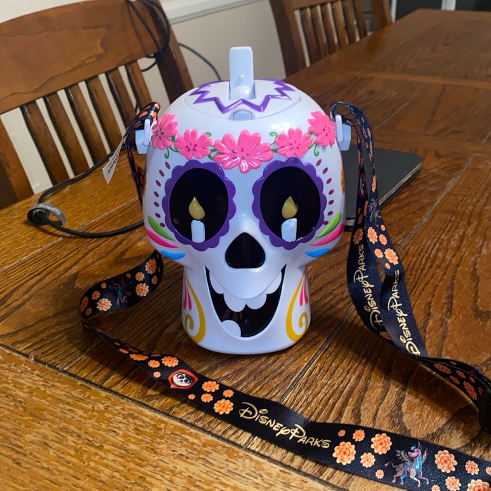 Disneyland light up Coco sugar skull sipper
